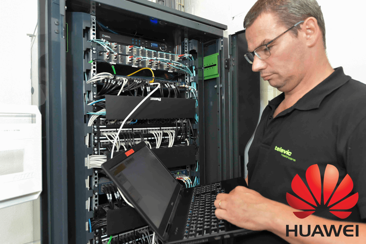 Televic onderhoud van Huawei switchen